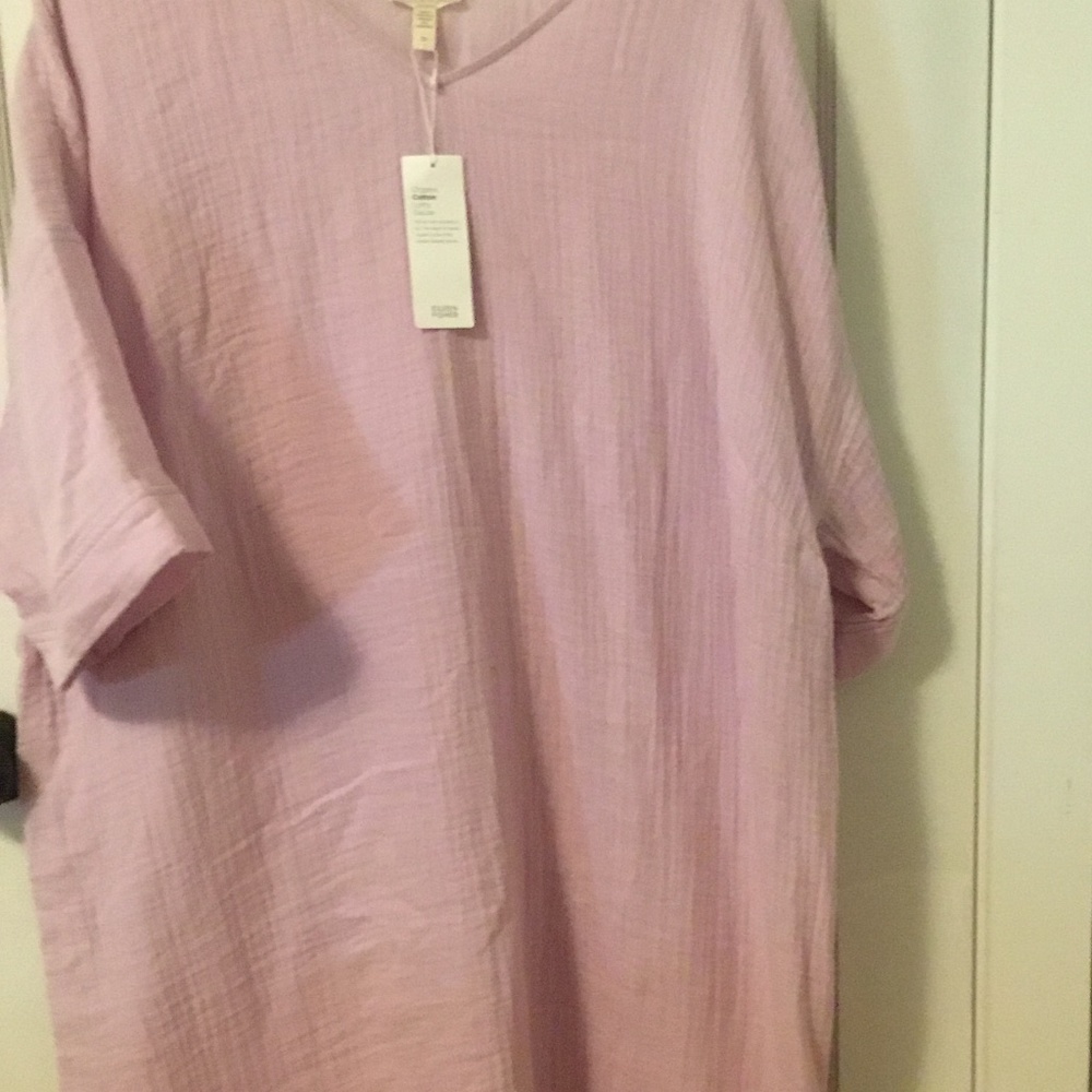 Eileen fisher lilac gauze dress 3x